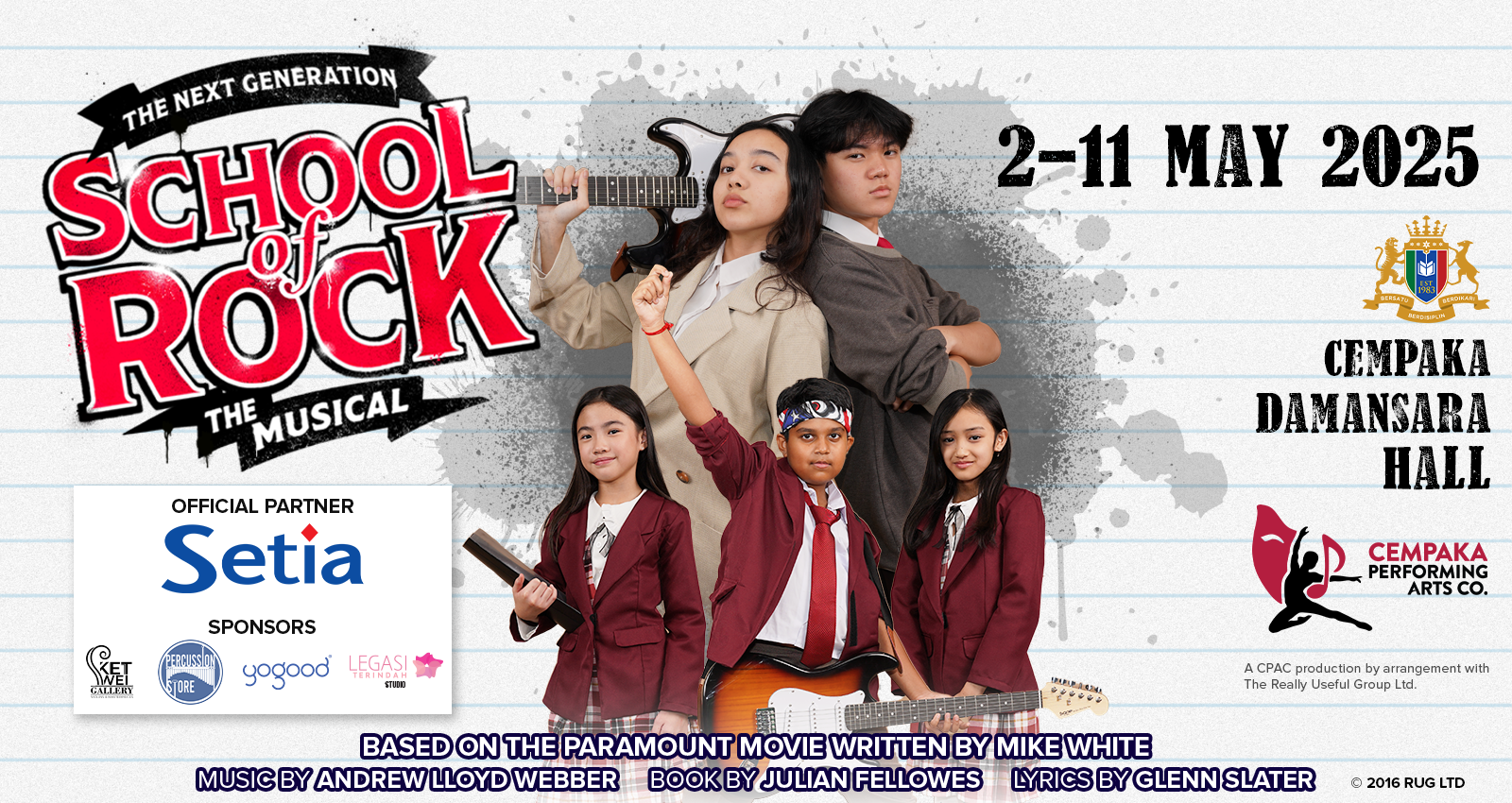 School of Rock Banner